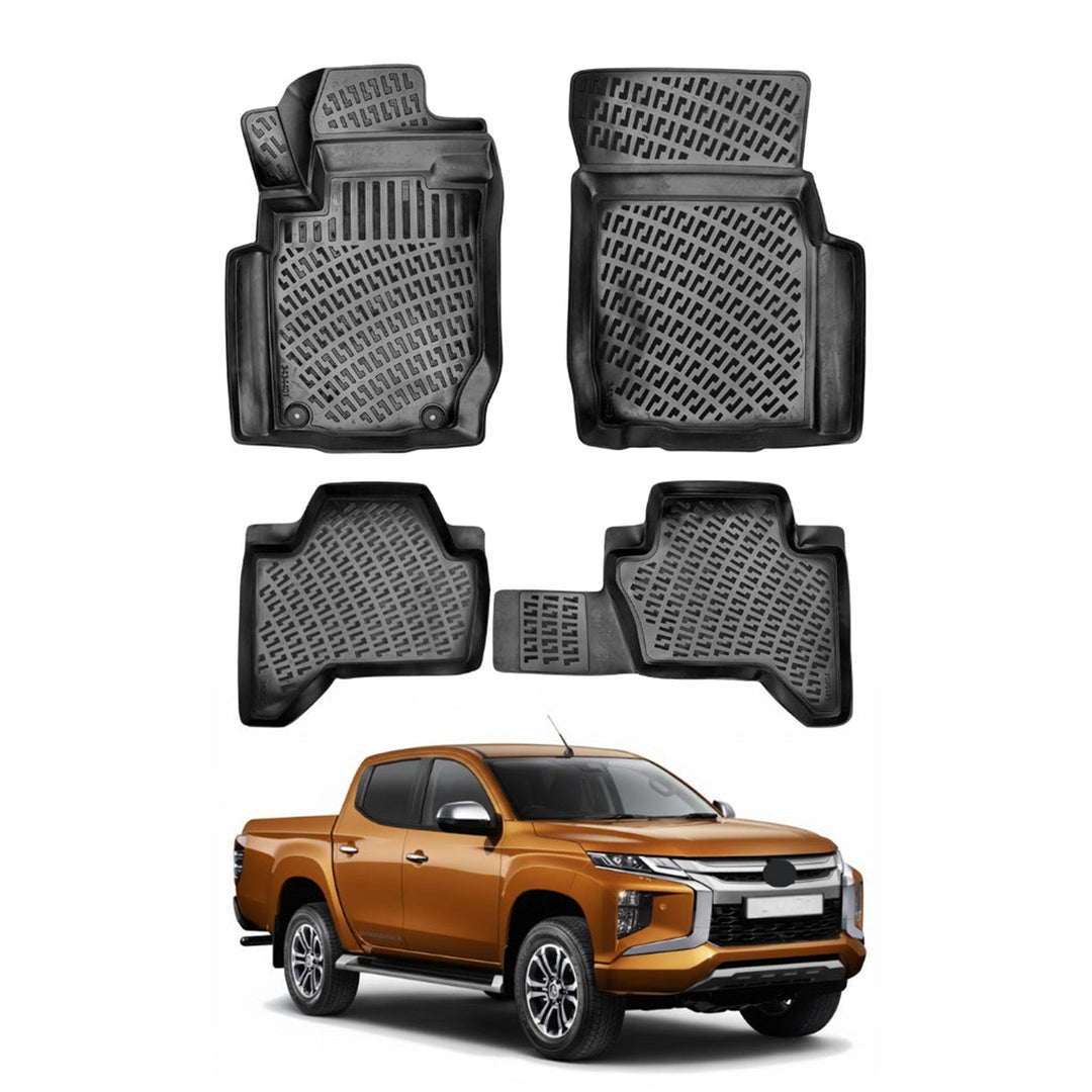Mitsubishi L200 Premium 3D Paspas - Siyah | 2019-2023 Arası