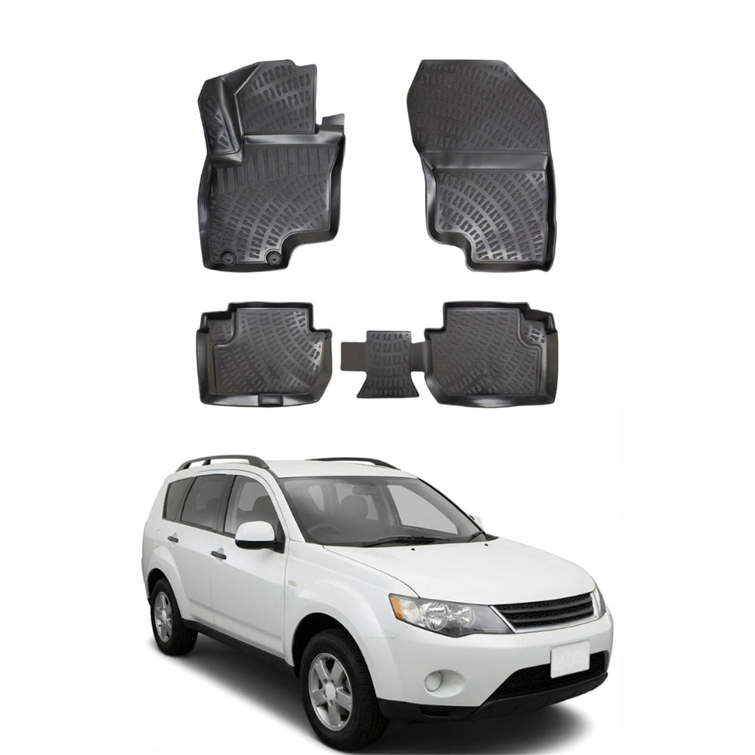Mitsubishi Outlander 3D Paspas - Siyah | 2005-2011 Arası