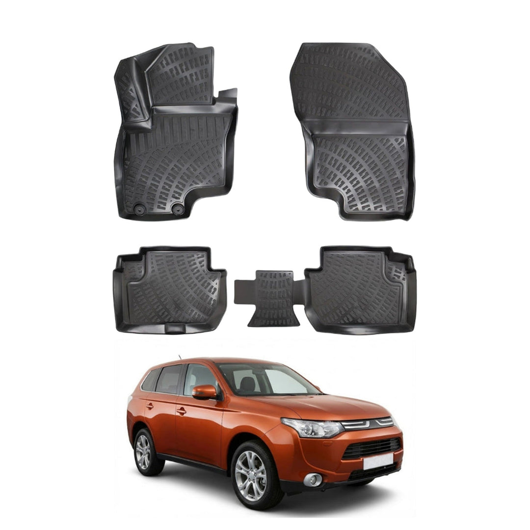 Mitsubishi Outlander 3D Paspas - Siyah | 2012-2018 Arası