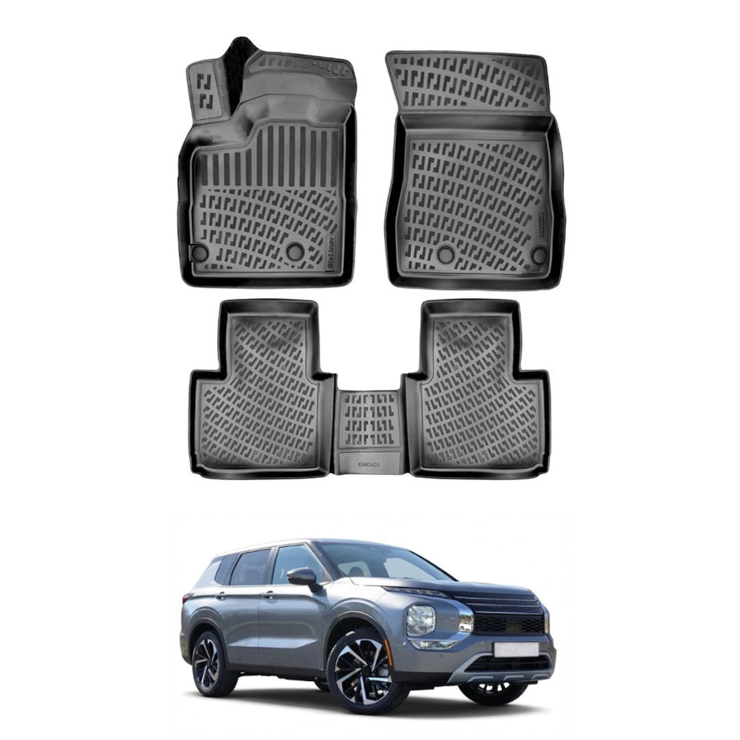 Mitsubishi Outlander 3D Paspas - Siyah, USA Versiyon | 2022 ve Sonrası