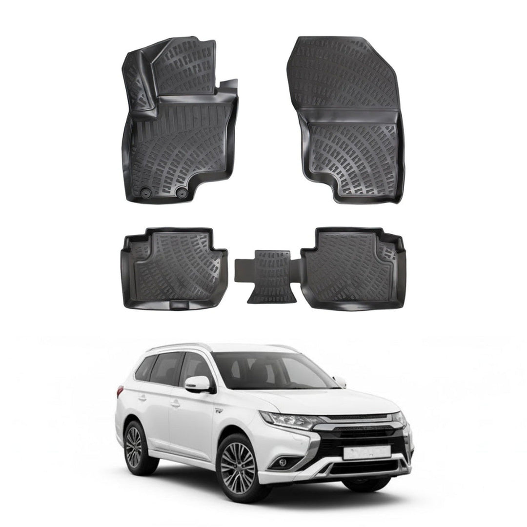 Mitsubishi Outlander Hybrid 3D Paspas - Siyah | 2019 ve Sonrası