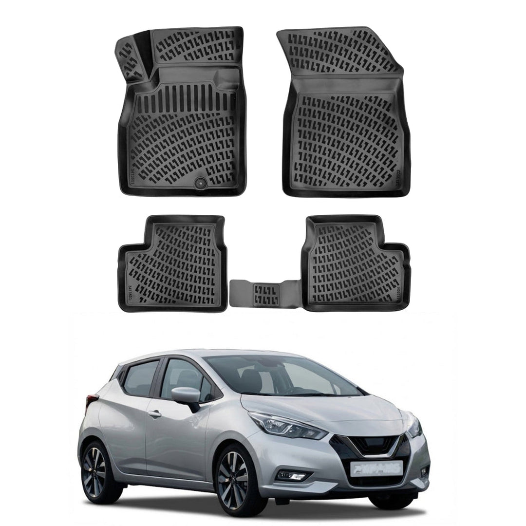 Nissan Micra 3D Paspas - Siyah | 2016-2018 Arası, HB