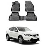Resmi Galeri görüntüleyicisine yükleyin, Nissan Qashqai 3D Paspas - Siyah | 2013-2021 Arası