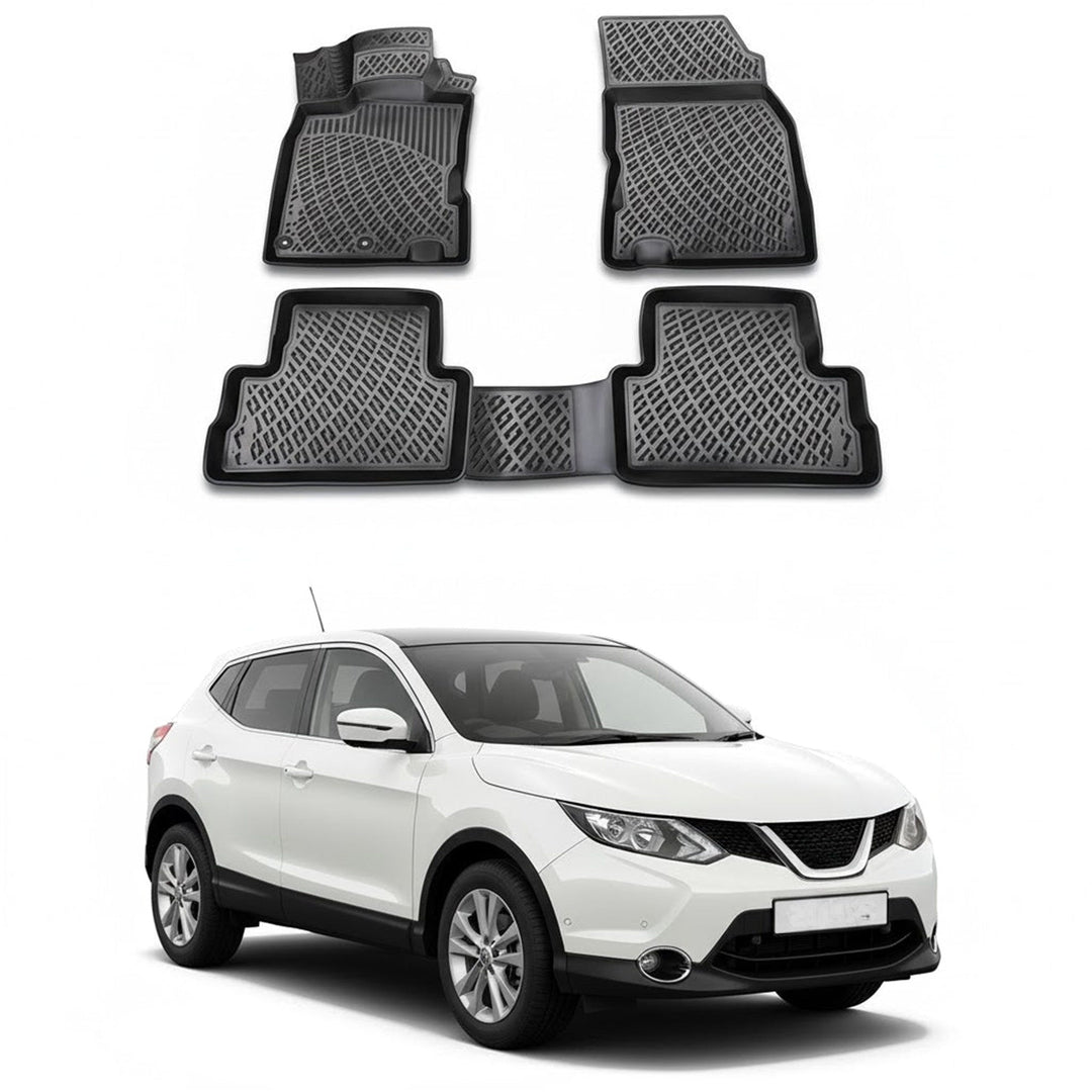 Nissan Qashqai 3D Paspas - Siyah | 2013-2021 Arası