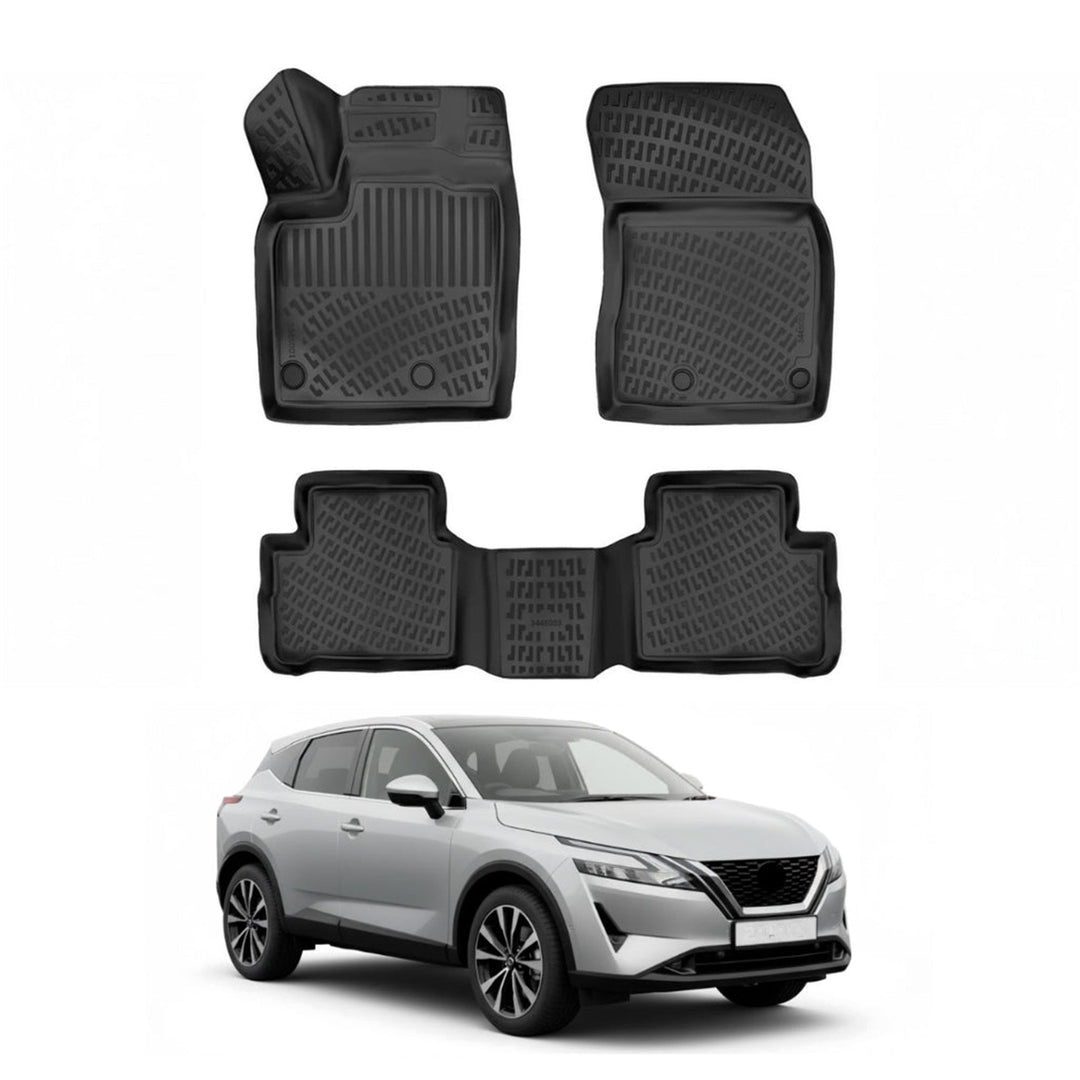 Nissan Qashqai 3D Paspas - Siyah | 2022 ve Sonrası