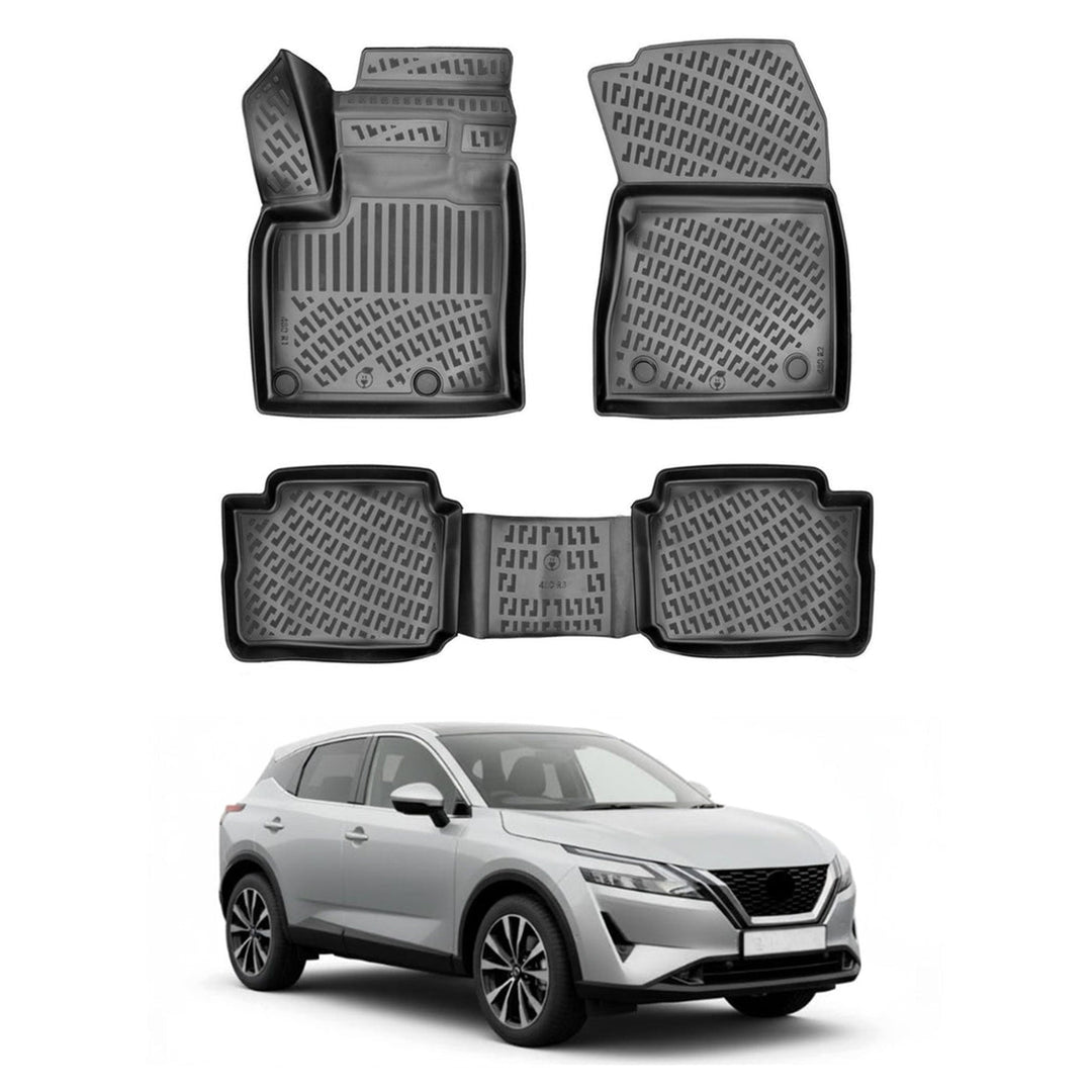 Nissan Qashqai 3D Paspas - Siyah,E-Power | 2022 ve Sonrası