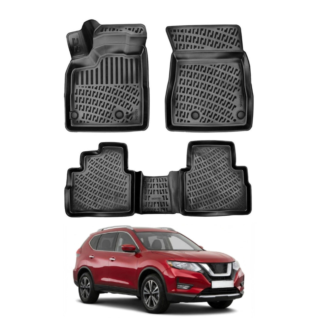Nissan Rogue 3D Paspas - Siyah | 2021 ve Sonrası