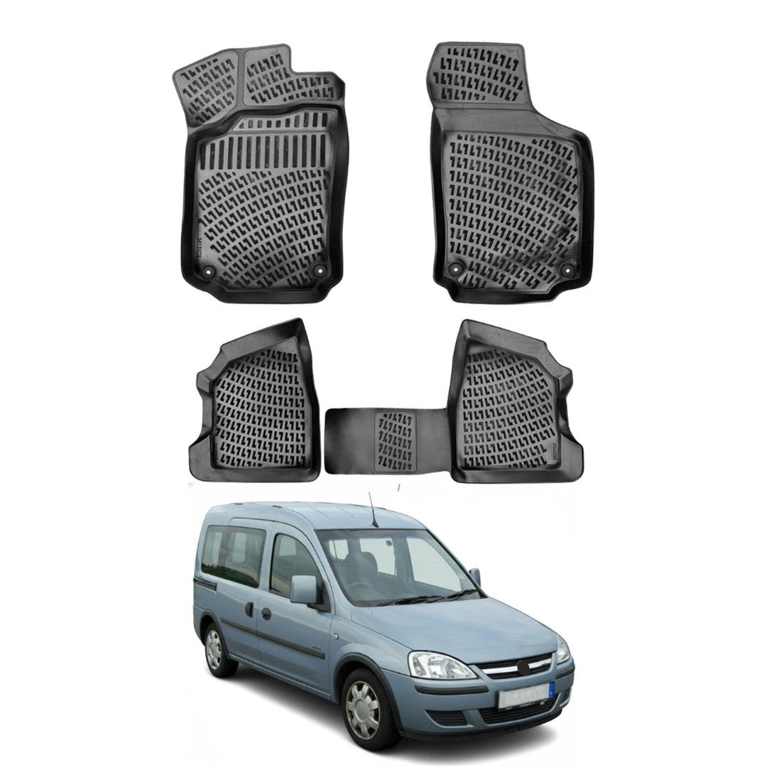 Opel Combo C 3D Paspas - Siyah | 2001-2011 Arası