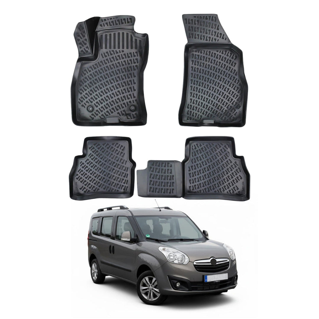 Opel Combo D 3D Paspas - Siyah | 2011-2018 Arası