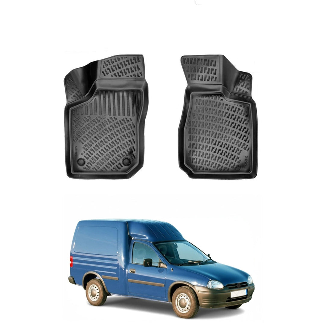 Opel Combo B 3D Paspas - Siyah (2 Parça) | 1993-2001 Arası