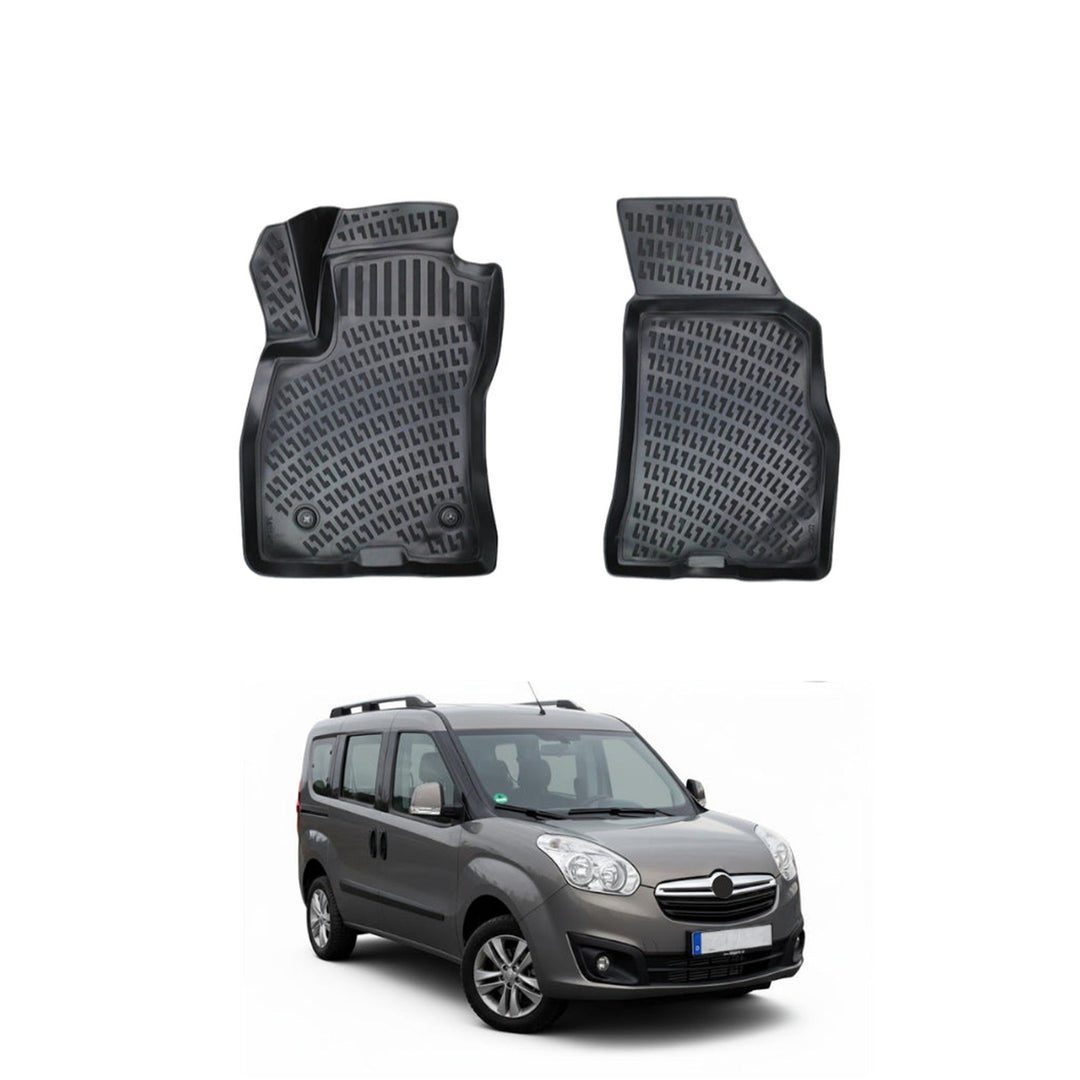 Opel Combo D 3D Paspas - Siyah (2 Parça) | 2011-2018 Arası