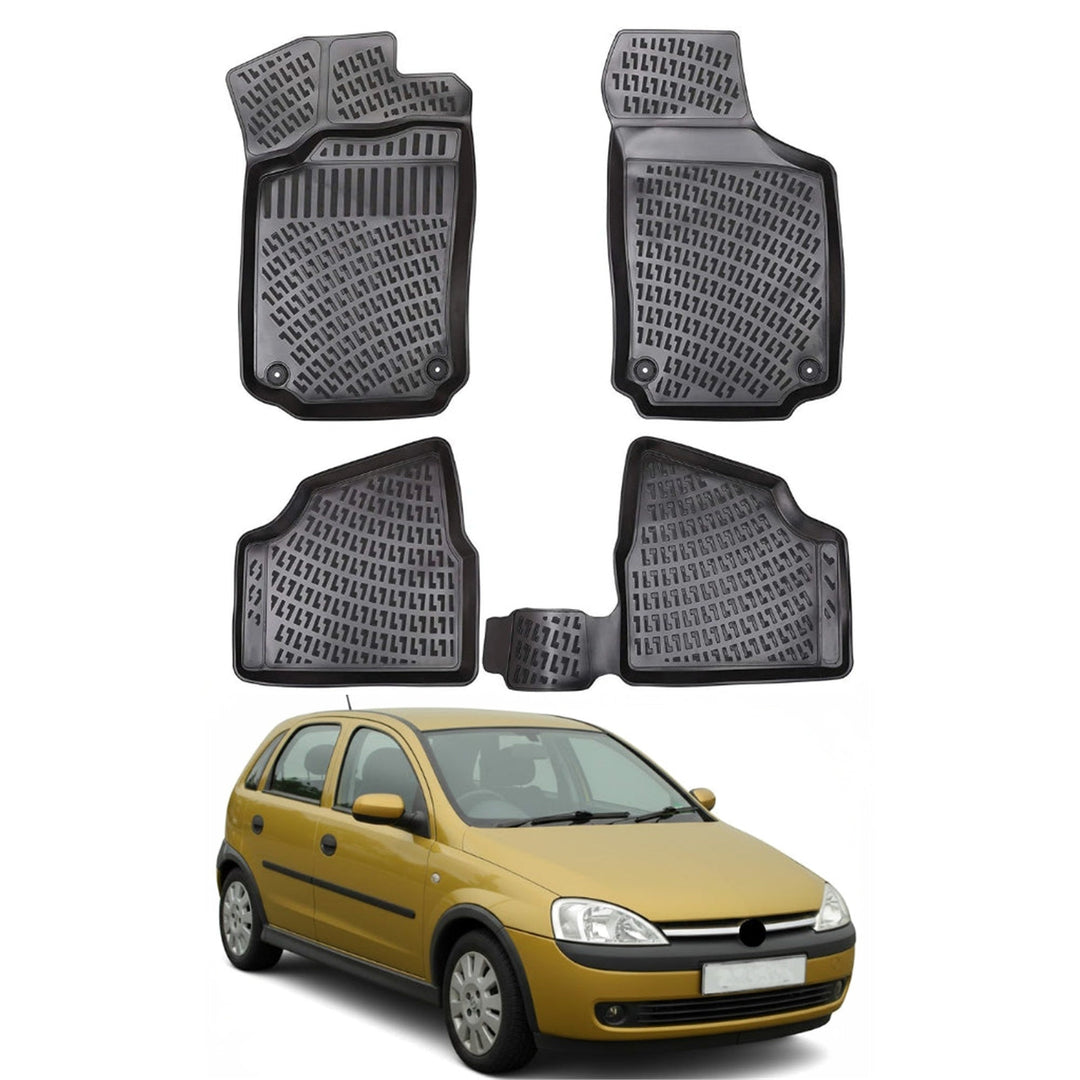 Opel Corsa C 3D Paspas - Siyah | 2000-2006 Arası, HB