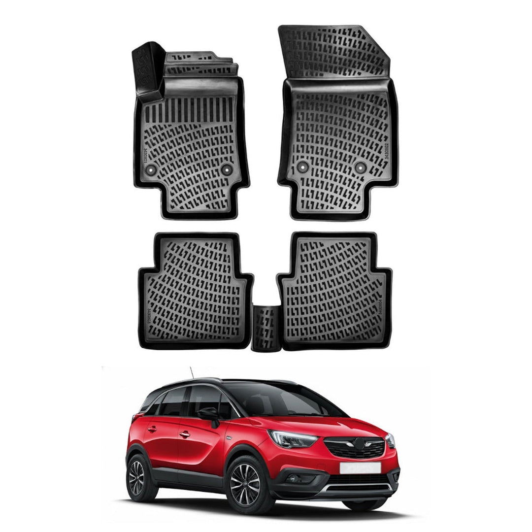 Opel Crossland 3D Paspas - Siyah | 2020 ve Sonrası