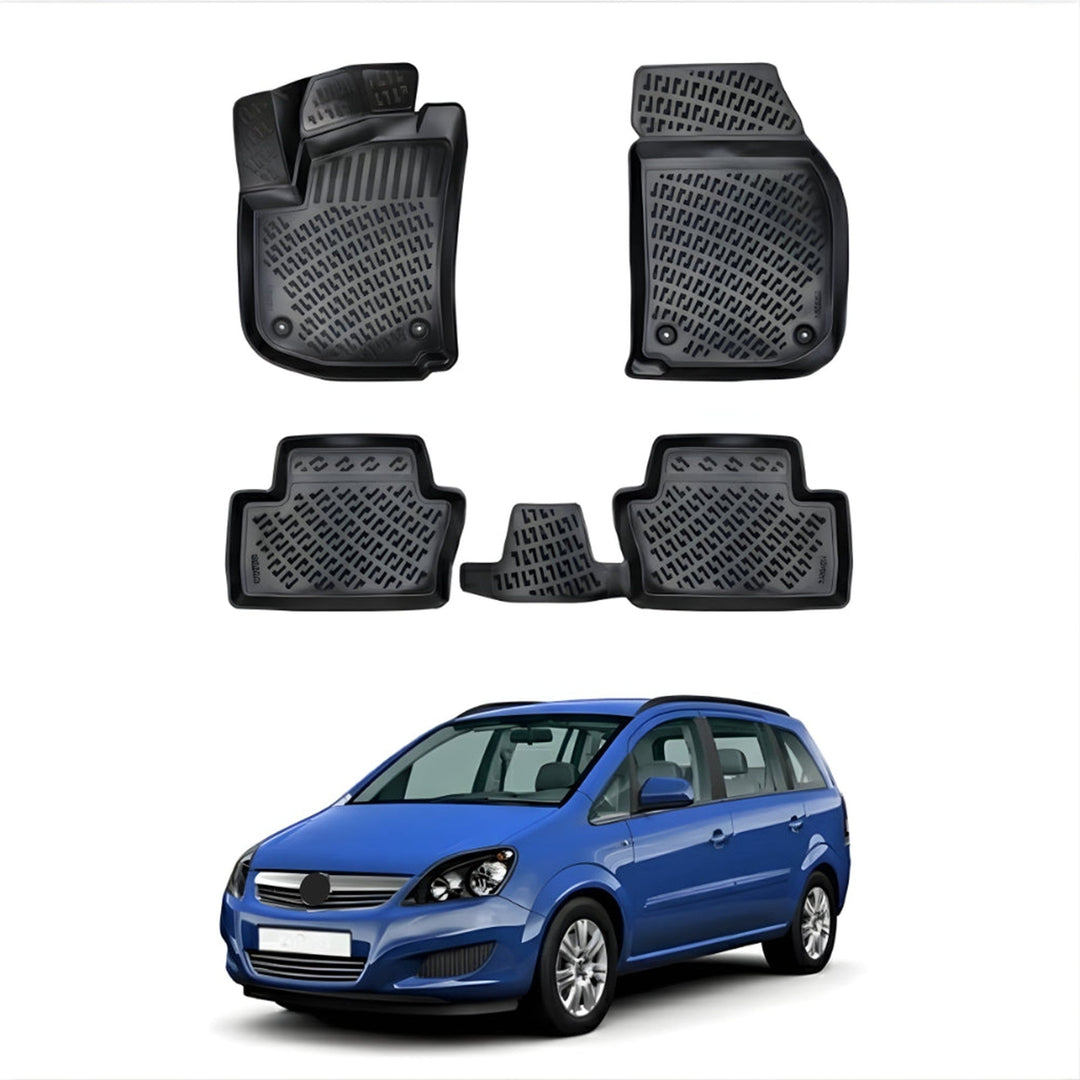 Opel Zafira 3D Paspas - Siyah | 2005-2014 Arası