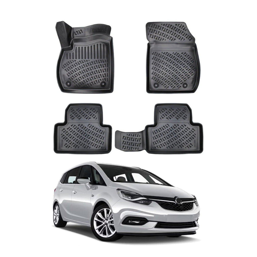 Opel Zafira Tourer C 3D Paspas - Siyah | 2011-2019 Arası