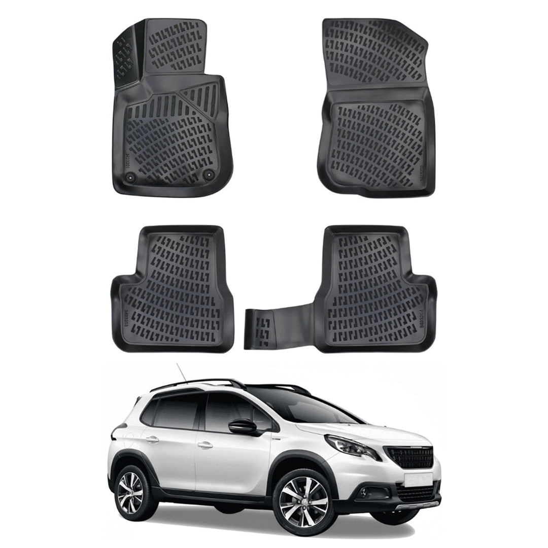 Peugeot 2008 3D Paspas - Siyah | 2013-2019 Arası