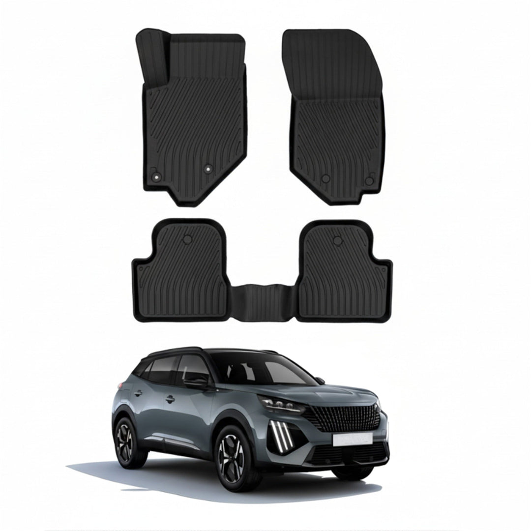 Peugeot 2008 3D Paspas - Siyah, Premium Ürün | 2019 ve Sonrası