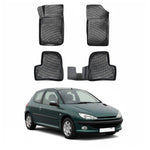 Resmi Galeri görüntüleyicisine yükleyin, Peugeot 206 3D Paspas - Siyah | 1999 ve Sonrası, HB