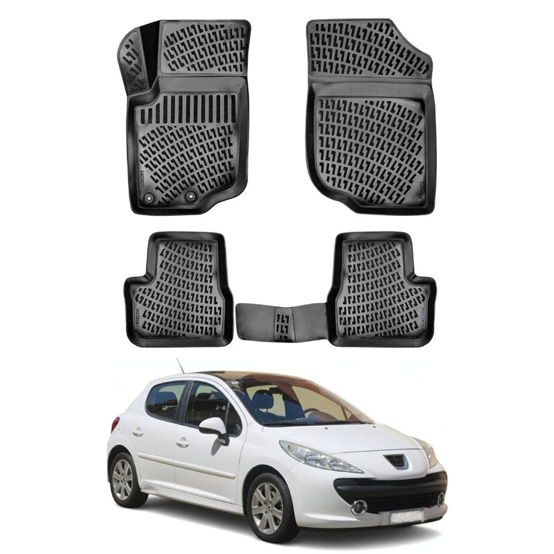 Peugeot 207 3D Paspas - Siyah | 2006-2014 Arası, HB