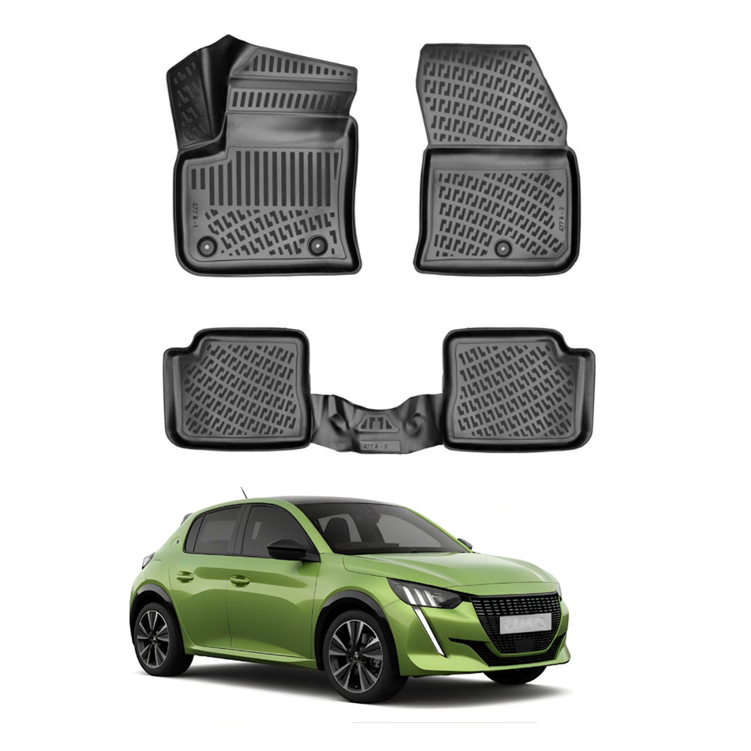 Peugeot 208 3D Paspas - Siyah, Elektrikli | 2022 ve Sonrası, HB