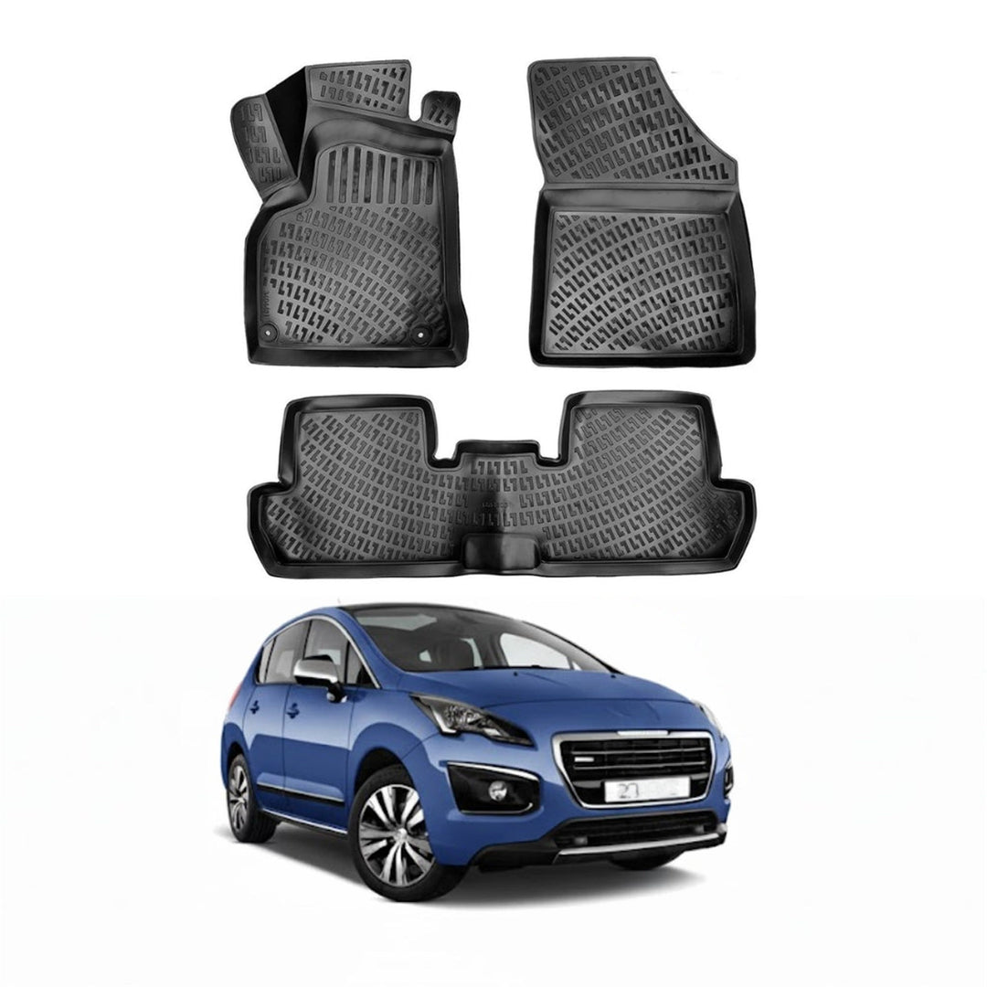 Peugeot 3008 3D Paspas - Siyah | 2008-2016 Arası