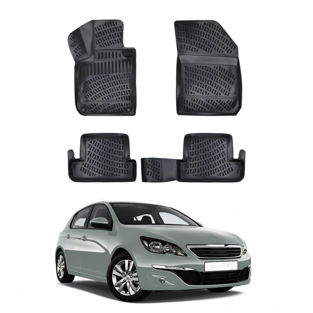 Peugeot 308 3D Paspas - Siyah | 2013 -2021 Arası, HB