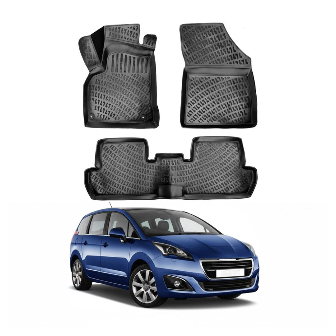 Peugeot 5008 3D Paspas - Siyah | 2009-2016 Arası