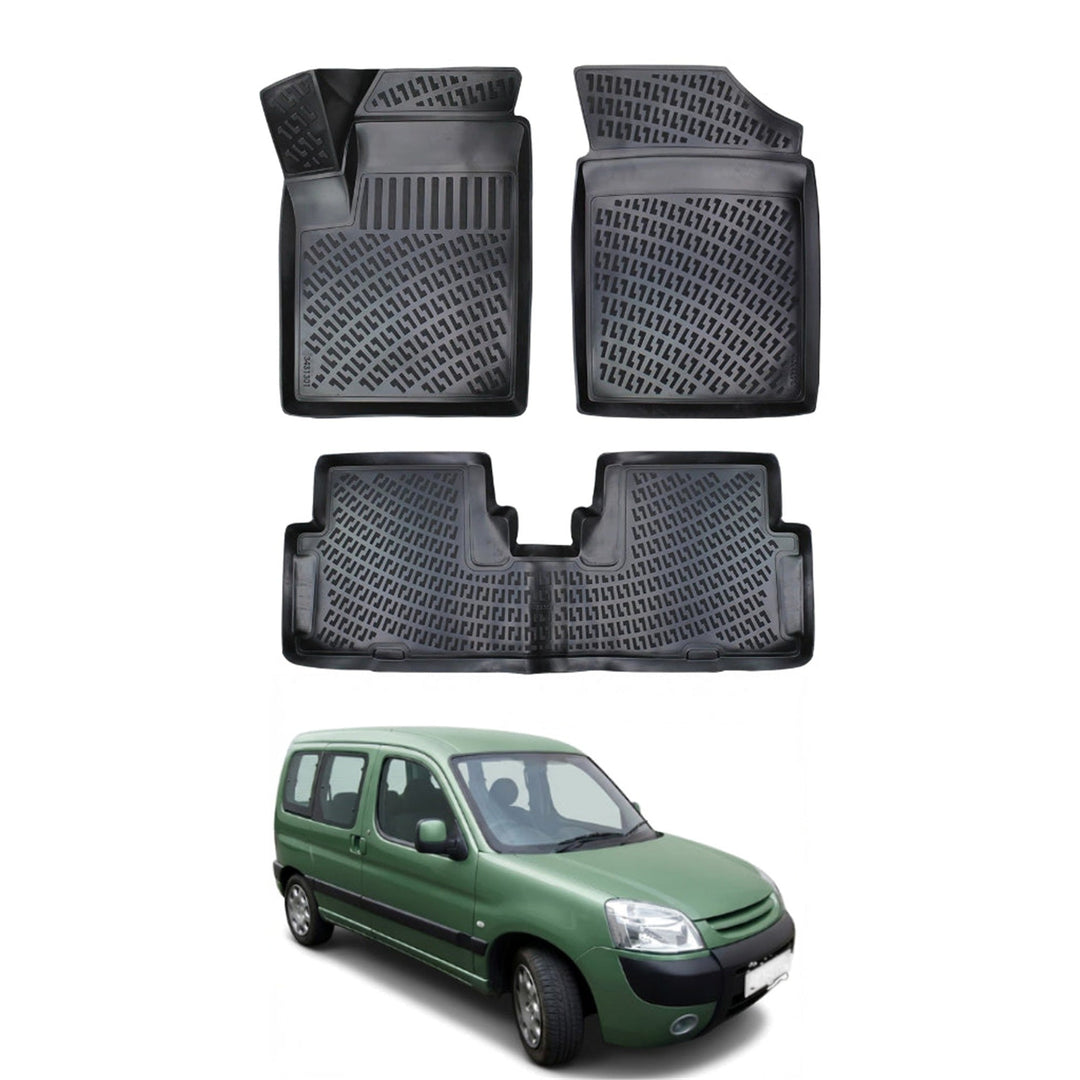 Peugeot Partner 3D Paspas - Siyah | 1998-2008 Arası