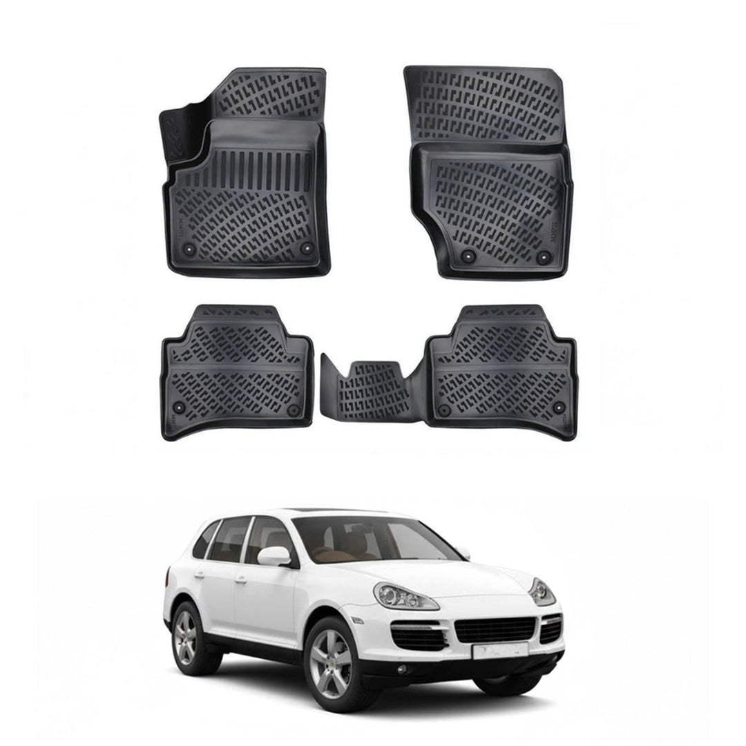 Porsche Cayenne 3D Paspas - Siyah | 2002-2007 Arası