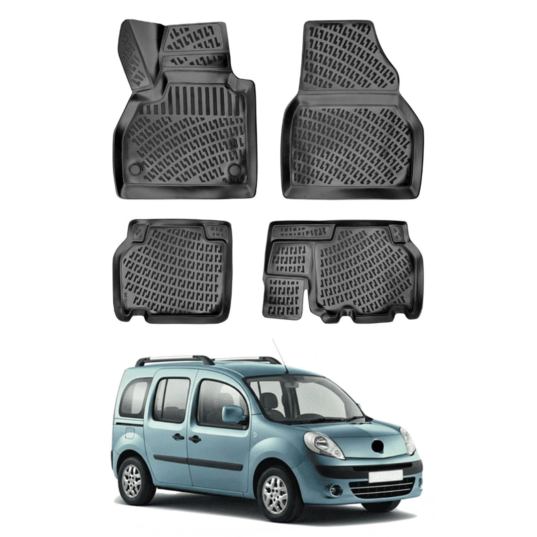 Renault Kangoo 3D Paspas - Siyah | 2007-2013 Arası
