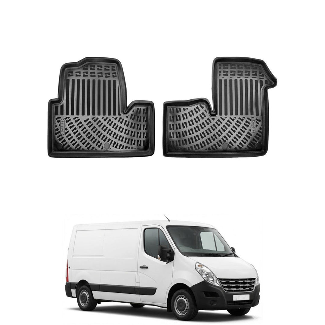 Renault Master 3D Paspas - Siyah (2 Parça) | 2010-2023 Arası