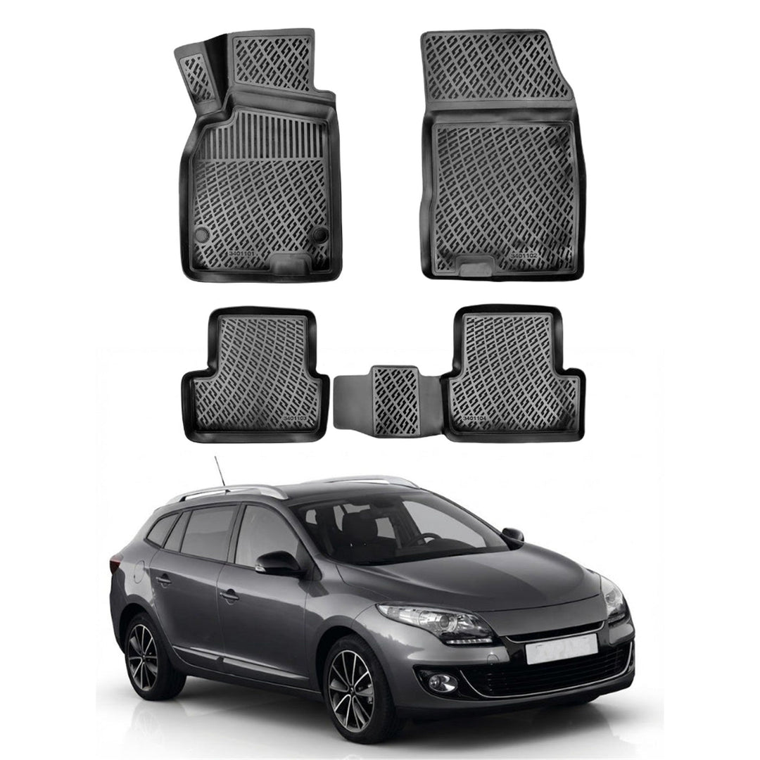 Renault Megane 3D Paspas - Siyah | 2009-2016 Arası, SW