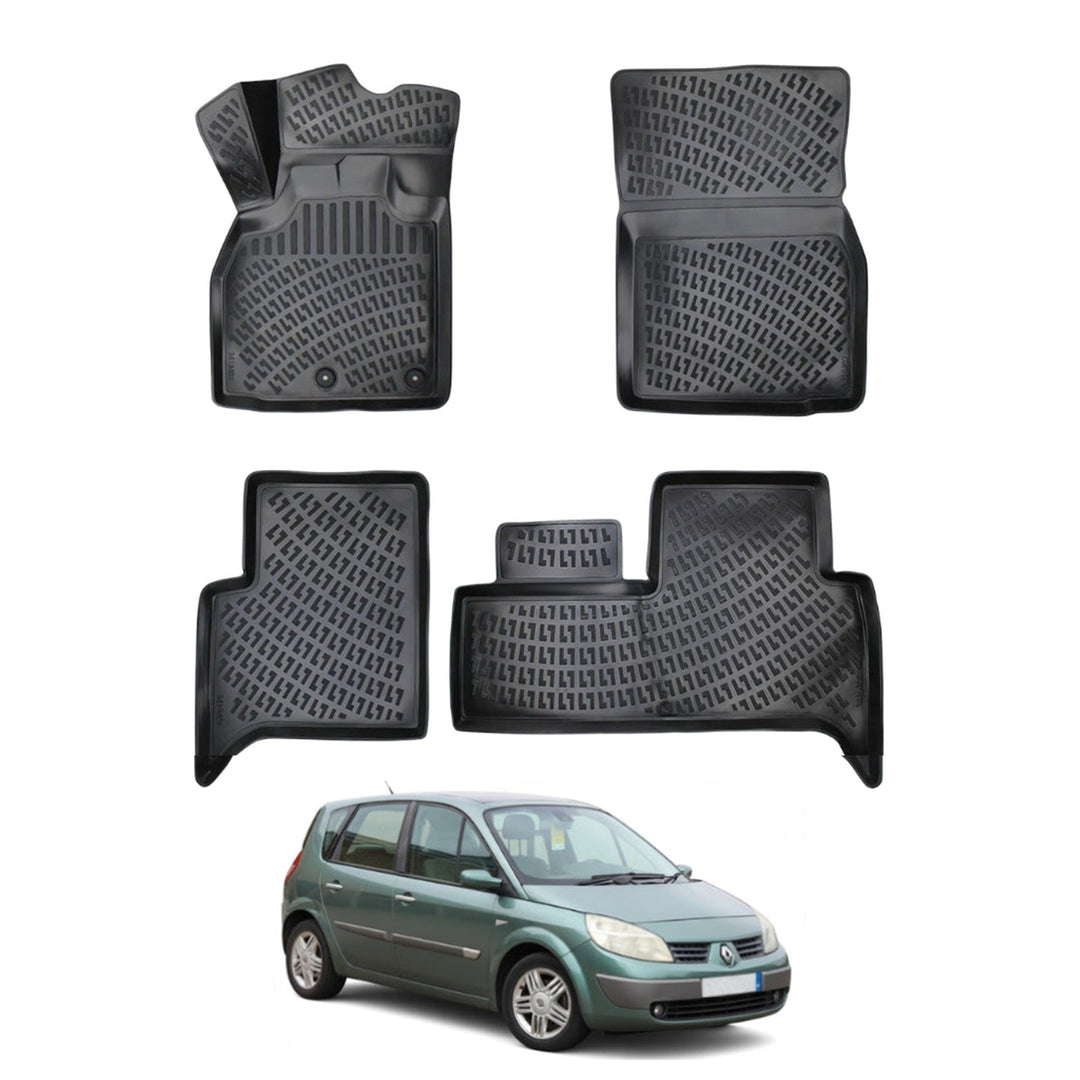 Renault Scenic 3D Paspas - Siyah | 2003-2009 Arası, HB