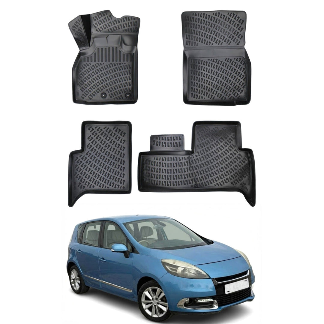 Renault Scenic 3D Paspas - Siyah | 2009-2016 Arası, HB