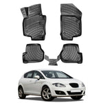 Resmi Galeri görüntüleyicisine yükleyin, Seat Leon 3D Paspas - Siyah | 2005-2012 Arası, HB