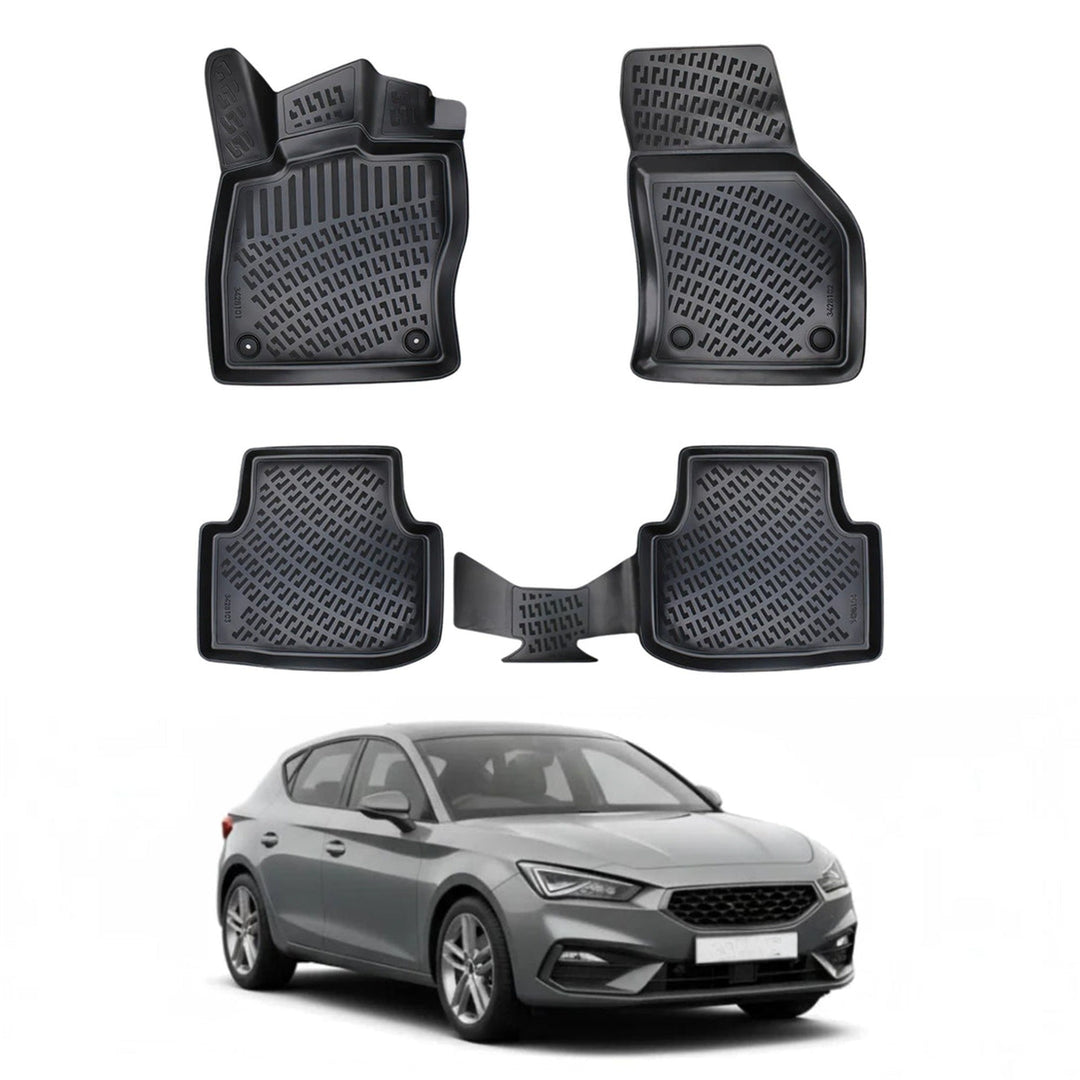 Seat Leon 3D Paspas - Siyah, Tsi/e-Hybrid | 2020 ve Sonrası, HB