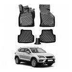 Resmi Galeri görüntüleyicisine yükleyin, Seat Ateca 3D Paspas - Siyah | 2016 ve Sonrası