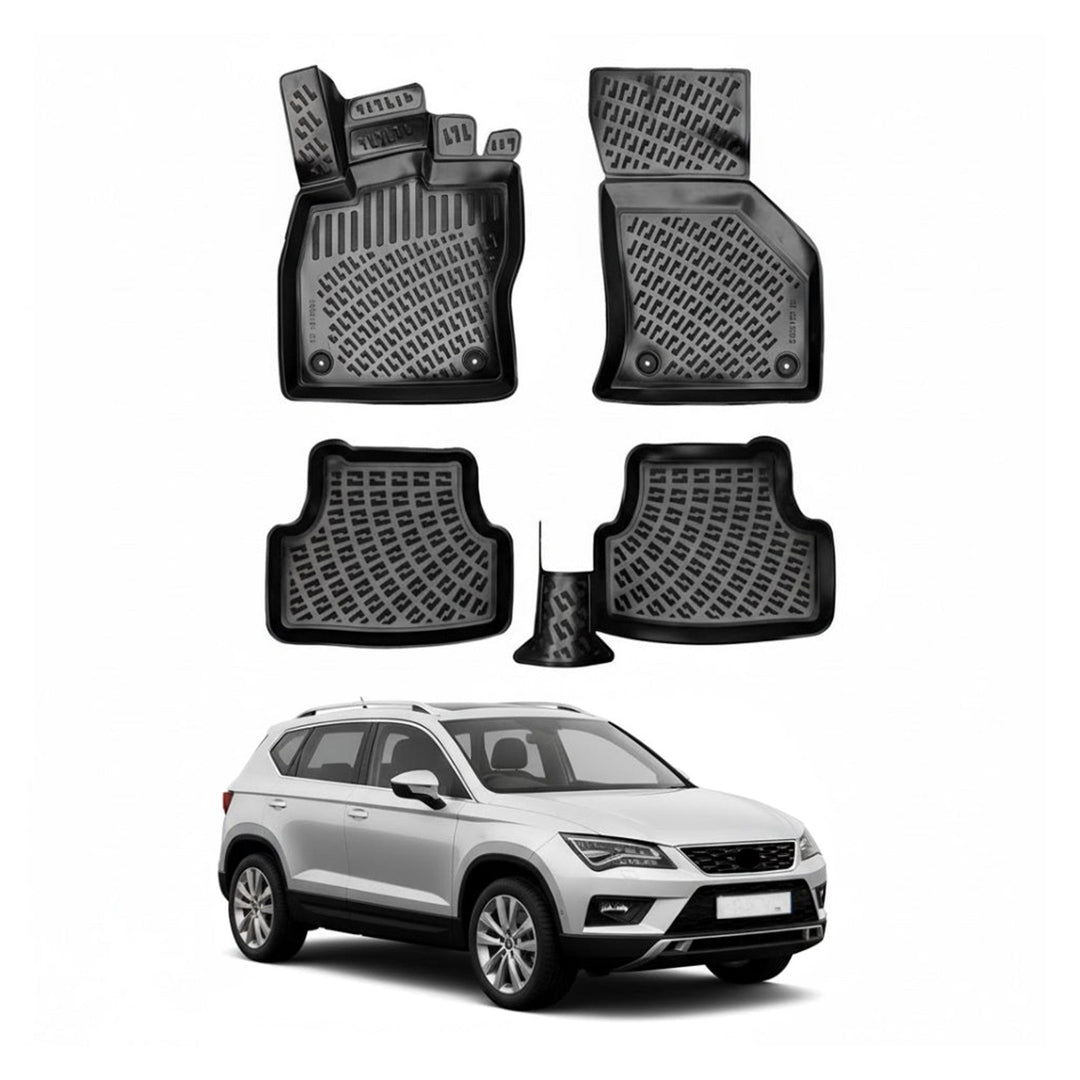 Seat Ateca 3D Paspas - Siyah | 2016 ve Sonrası