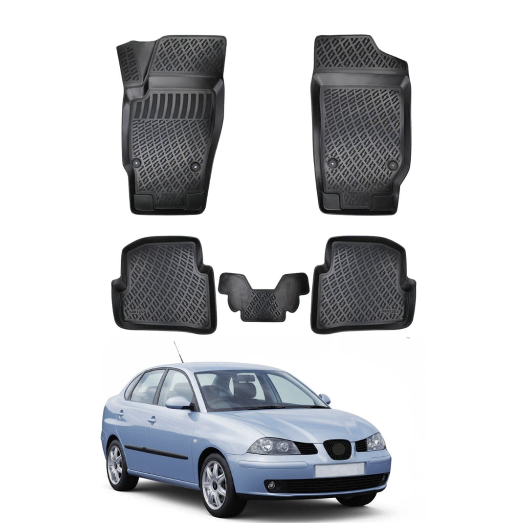 Seat Cordoba 3D Paspas - Siyah | 2002-2008 Arası, SD
