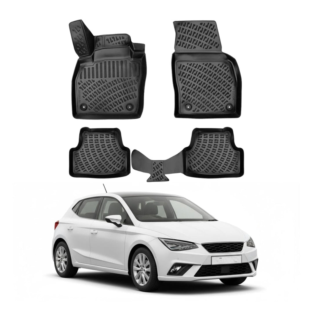 Seat Ibiza 3D Paspas - Siyah | 2017-2022 Arası, HB