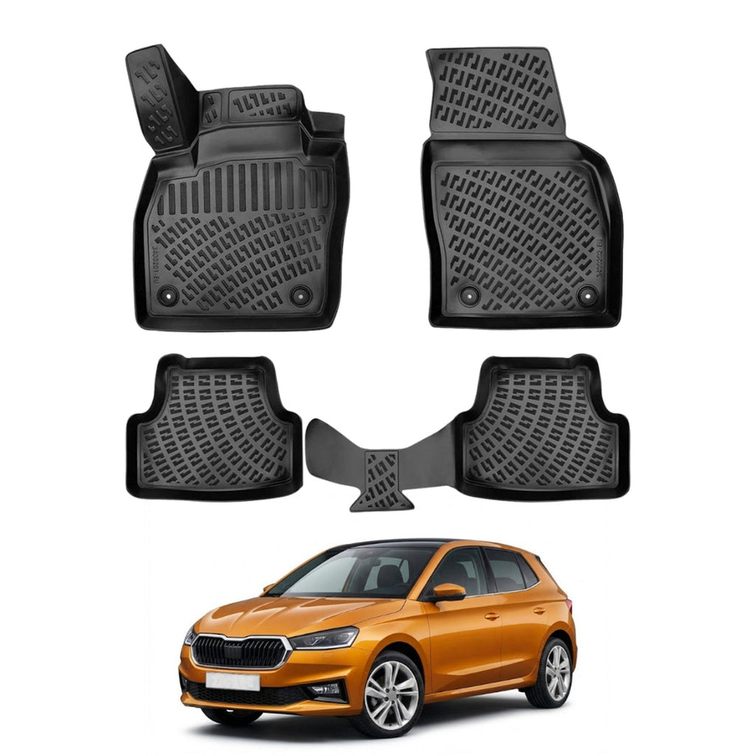 Skoda Fabia 3D Paspas - Siyah | 2022 ve Sonrası, HB