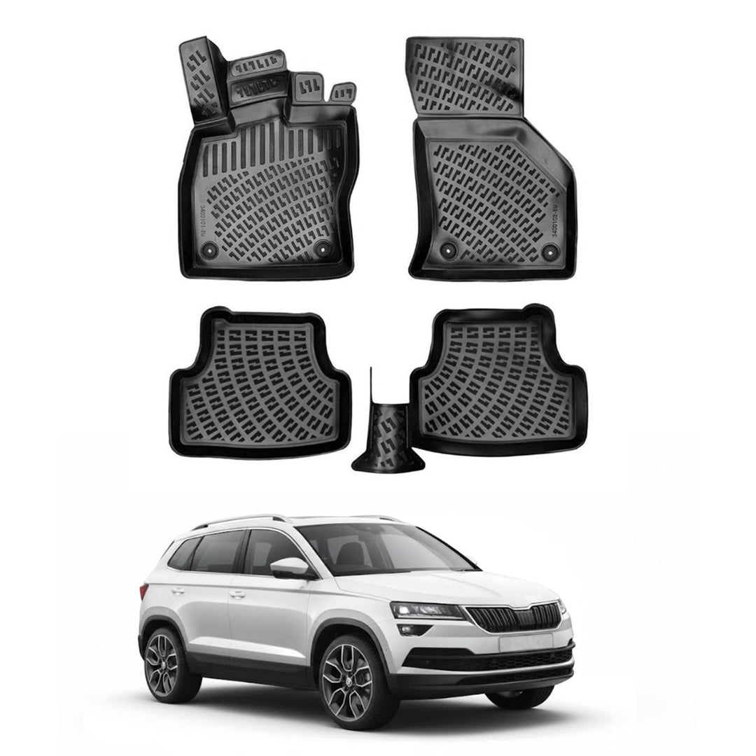 Skoda Karoq 3D Paspas - Siyah | 2017 ve Sonrası