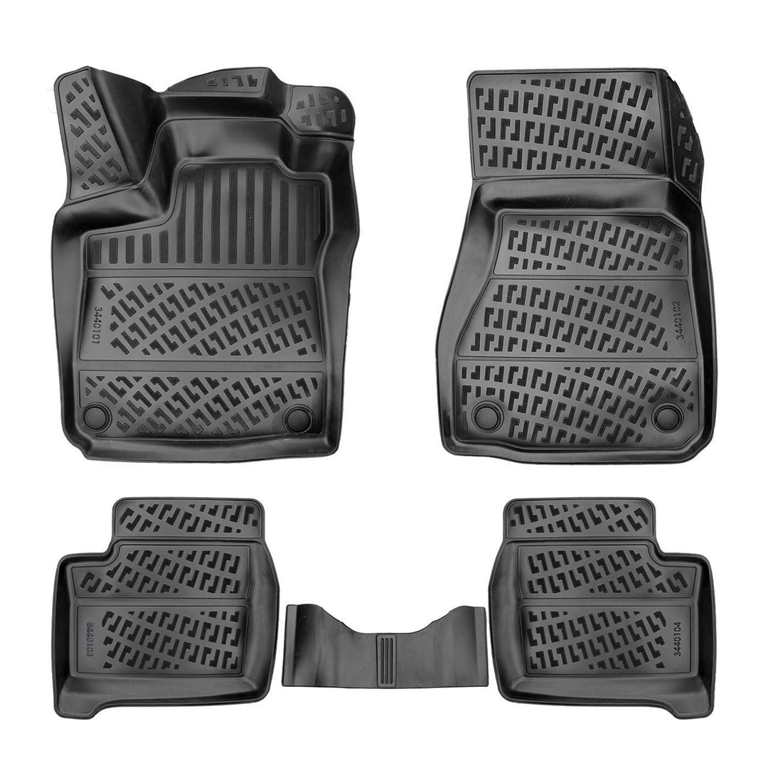 Smart Forfour 3D Paspas - Siyah, Elektrikli, 4 Kapı | 2014 ve Sonrası, HB