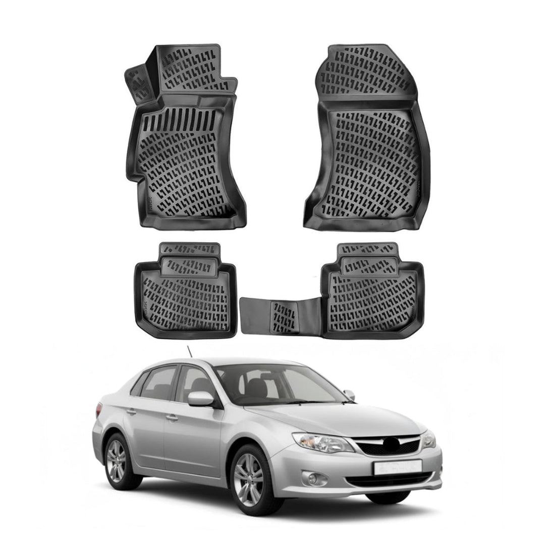 Subaru Impreza 3D Paspas - Siyah | 2008-2012 Arası, SD