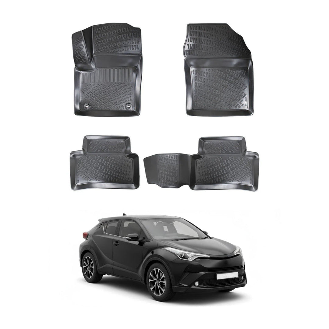 Toyota C-HR 3D Paspas - Siyah | 2016-2022 Arası