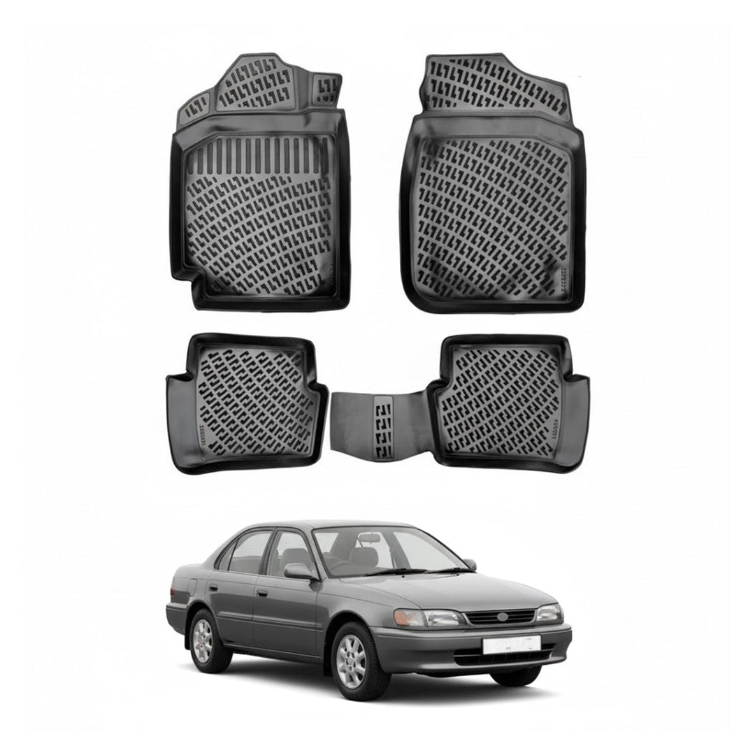 Toyota Corolla 3D Paspas - Siyah | 1991-1998 Arası, SD