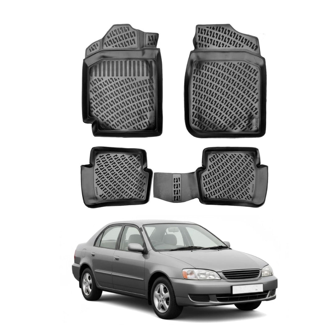 Toyota Corolla 3D Paspas - Siyah | 1998-2002 Arası, SD