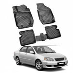 Resmi Galeri görüntüleyicisine yükleyin, Toyota Corolla 3D Paspas - Siyah | 2002-2007 Arası, HB/SD