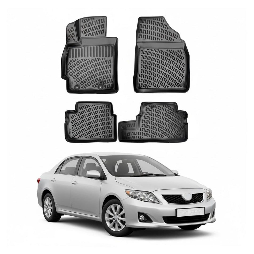 Toyota Corolla 3D Paspas - Siyah | 2006-2012 Arası, SD