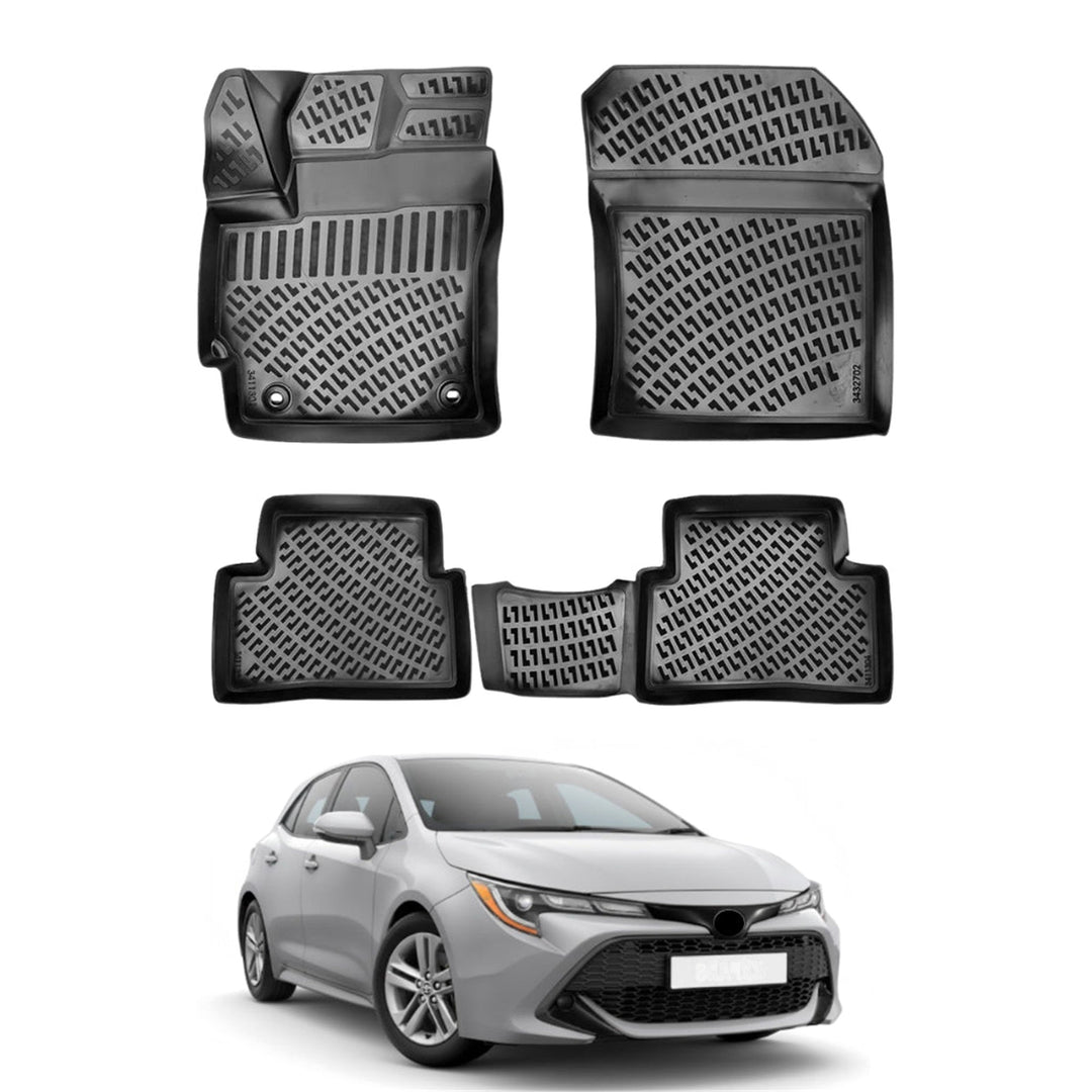 Toyota Corolla 3D Paspas - Siyah | 2018 ve Sonrası, HB
